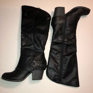 Fergalicious Faux Suede tall boots